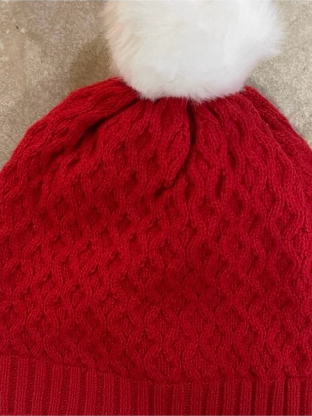 Janie and Jack Cable Knit Sweater Beanie - Picture 7 of 7